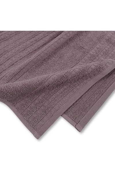 Class Home Collection Set of 2 highly absorbent towels, 100%Jacquard Cotton, 480gsm, 50x100 cm + 70x140 cm, Asterius,Lilac