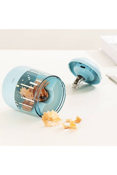 Deli Electric Sharpener Bleu