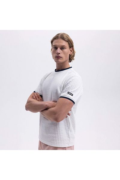 Ellesse Ανδρικό Μπλουζάκι Off-White Em492