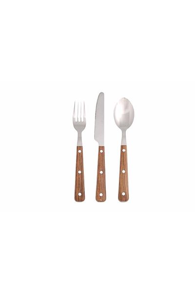 Porland Woodea Cutlery Set 18 Pieces