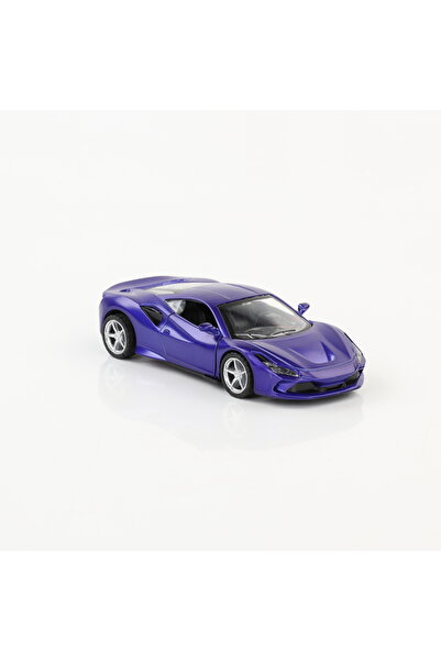 CanEm Sesli ve Işıklı 1:36 Ölçek Çek Bırak Metal Araba Mavi