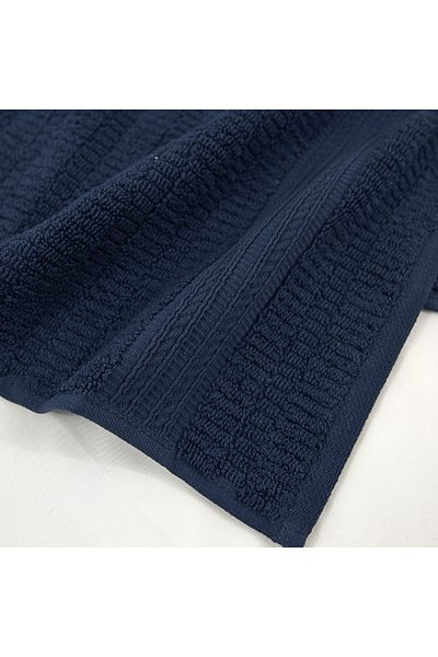 Class Home Collection Set 2 prosoape absorbante, 100% bumbac Jacquard, 530 g/m², 50x100 cm + 70x140 cm, Phrixus, Navy