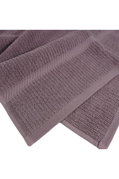 Class Home Collection Set of 2 absorbent towels, 100% Cotton Jacquard, 530 gsm, 50x100 cm + 70x140 cm, Ikaros, Lilac
