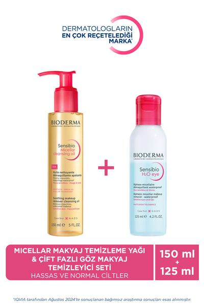 Bioderma Çift Fazlı Göz, Dudak, Kirpik Micellar Makyaj Temizleyici & Makyaj T...