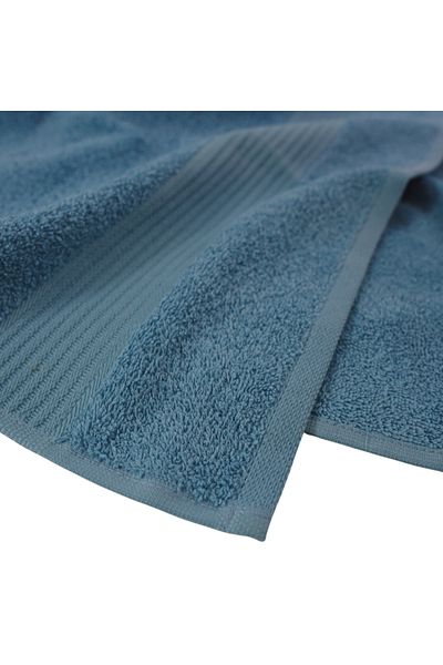 Class Home Collection Set 2 prosoape absorbante, 100% bumbac, densitate 480 g/m², 50x100 cm + 70x140 cm, Hermagoras, Ice Blue