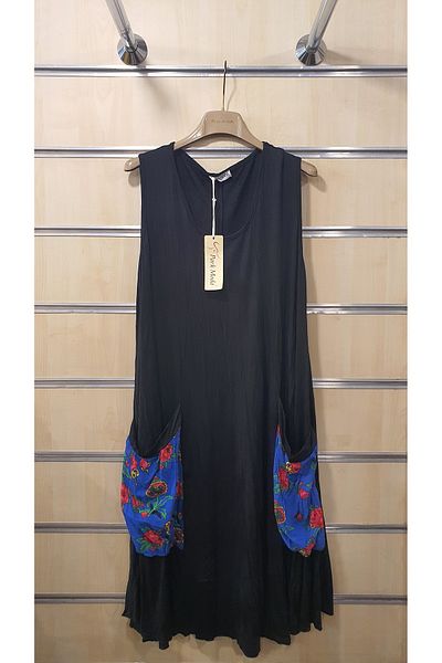 Park Moda ROCHIE FĂRĂ MÂNECĂ FLORE DE BUMBAC