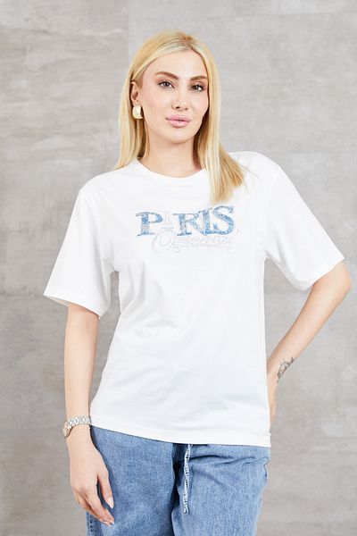 DPARİS Μπλουζάκι με στάμπα Stoned Paris