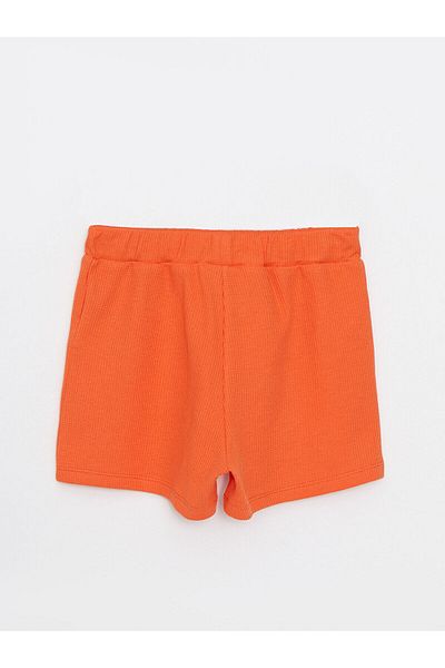 LC Waikiki Elastic Waist Basic Girl's Shorts