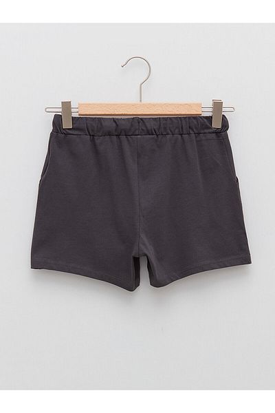 LC Waikiki Elastic Waist Basic Girl's Shorts