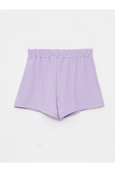 LC Waikiki Elastic Waist Basic Girl's Shorts