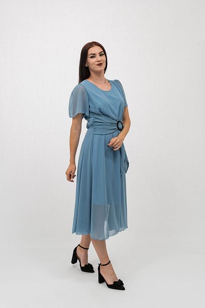 Gorgeaux Rochie Albastra Eleganta Elisabeta - 3XL(46)