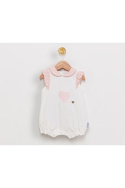 Butik Baby Jumpsuit with Combed Collar Shorts