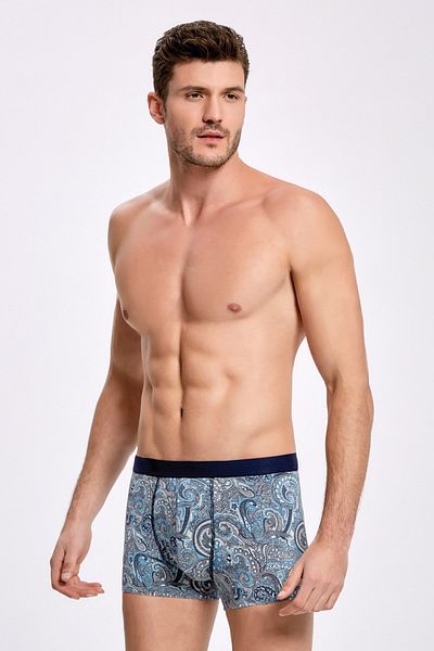 İLKE İÇ GİYİM Ανδρικό μοτίβο σάλι Modal Boxer