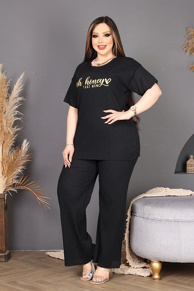 DPARİS Set de pijama dimensiune Plus