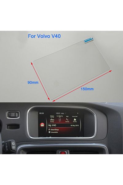 Techmaster Volvo V40 7inch Navigation Tempered Screen Protector
