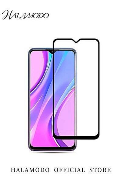 HALAMODO Phone Screen Protector Compatible with Xiaomi Redmi Tempered Glass Screen Protector Full Glue Glass