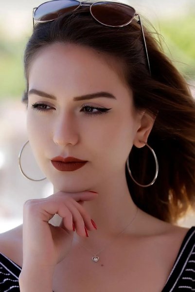 Daniel Klein Kahverengi Gold Yuvarlak Oval Cat Eye Kadın Güneş Gözlüğü