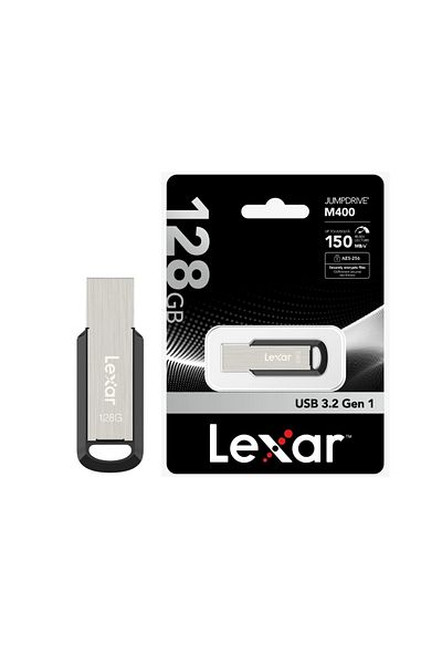 Lexar M400 Metal USB 128Gb 3.2 Gen1 150Mb/S 5 Years Warranty