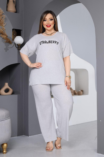DPARİS Plus Size Pajama Set