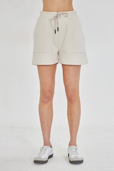 The Champ Clothing Stretchy and Relaxed Fit Double Pocket Above Knee Shorts for Women