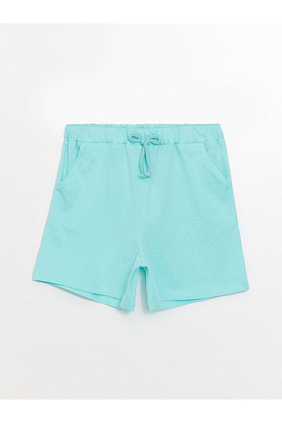 LC Waikiki Elastic Waist Basic Girl's Shorts
