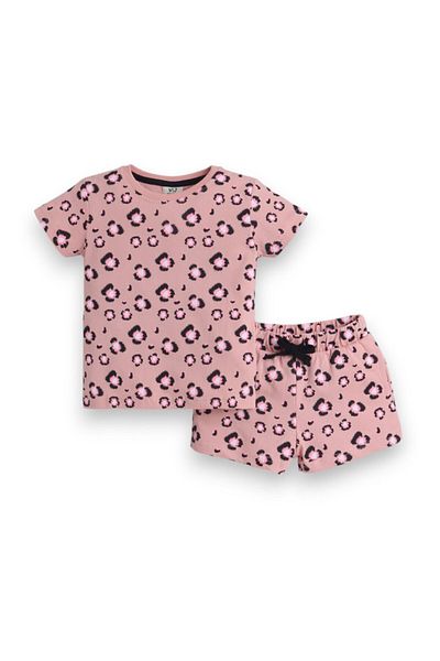 Victor and Jane - All-Over Printed T-shirt and Shorts Pyjama Set
