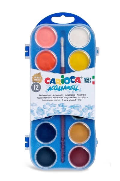 CARIOCA Sulu Boya 30 Mm. 12 Renk