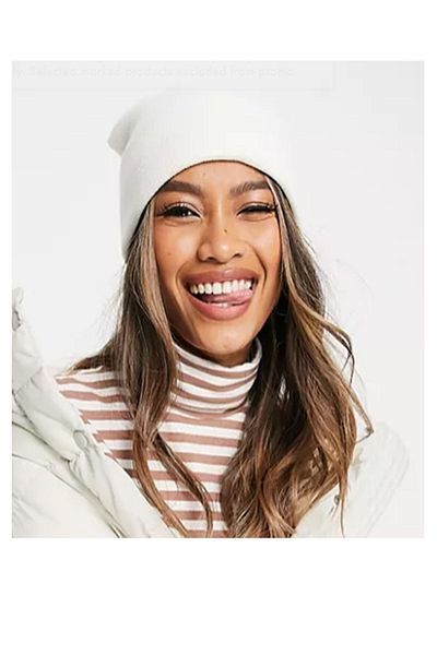 Ritagarcia Unisex Winter White Folded Beret