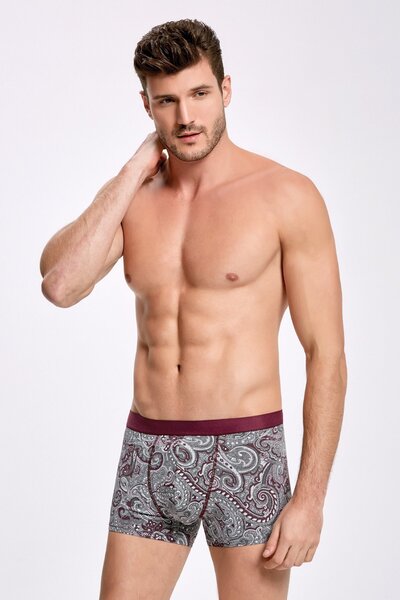 İLKE İÇ GİYİM Boxer modal cu model șal pentru bărbați