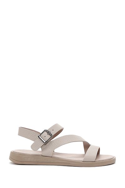 Derimod Mink Women's Leather Sandals - Ankle Strap, Model 24sfd1504ft