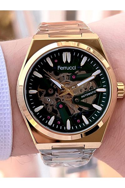 Ferrucci Automatic 3 Atm Water Resistance Special Design Men's Wristwatch