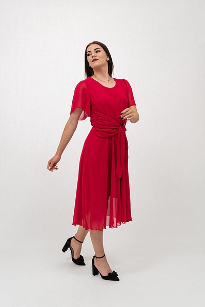 Gorgeaux Elisabeta Elegant Red Dress - L(40)
