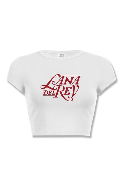 Trendiz White Del Rey Crop Lana Women