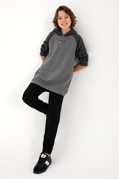U.S. Polo Assn. Boy's Black Canvas Pants 50298581 -Vr046