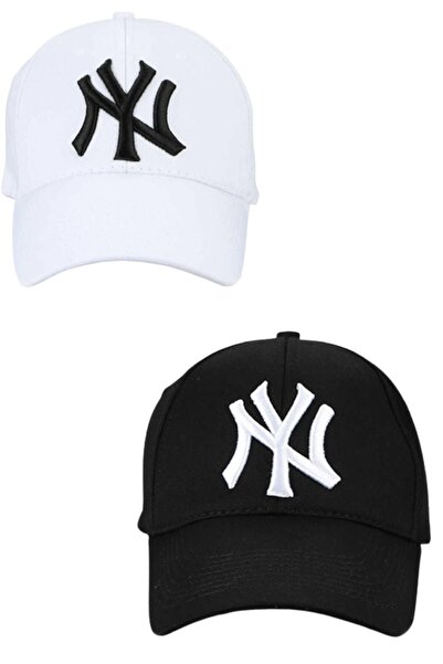 Ritagarcia Унісекс синя шапка-сапка з вишивкою Ny Комплект з 2 шт.