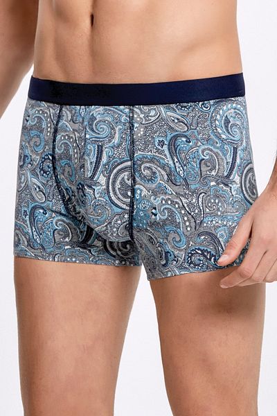 İLKE İÇ GİYİM Ανδρικό μοτίβο σάλι Modal Boxer