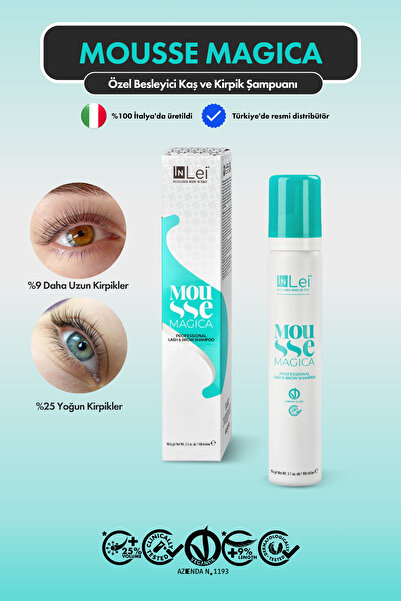 İnLei Mousse Magica Profesyonel Kaş ve Kirpik Temizleme Köpüğü