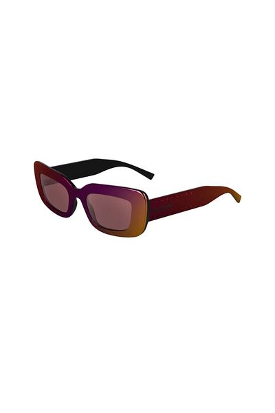 Karl Lagerfeld Kl 6164S 602 50 Unisex Rectangular Multi-Colored Bone Sunglasses