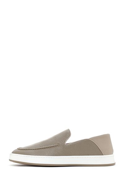 Derimod Men's Casual Loafer - Mink Leather, Model 24sfd6316ft