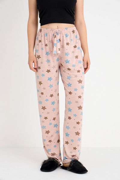 DONEX Soft Textured Flexible and Comfortable Poly Viscon Fabric Pajama Bottom