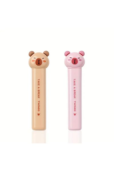 BABUN 1 Pcs Stainless Steel Capybara Paw with Cover Portable Mini Scissors School Scissors Envelope Package Opener