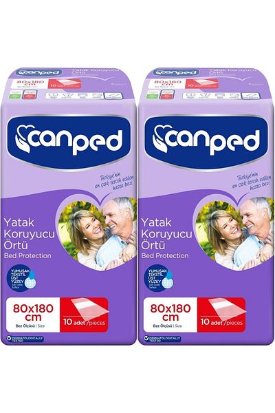 Canped 33 Pcs (1Pk*11) Extra 80*180cm (XL) Patient Bed Protector Cover