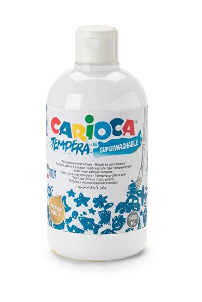CARIOCA Tempera Boya (SÜPER YIKANABİLİR) 500ml - Beyaz