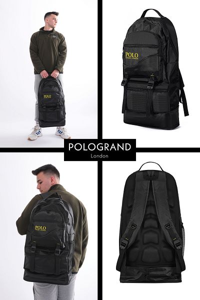 POLOGRAND London Γνήσια φυσούνα Ορθοπεδικό μοντέλο άνεσης πολλαπλών ματιών Ταξιδιωτική πεζοπορία ορειβατικό αθλητικό σακίδιο πλάτης
