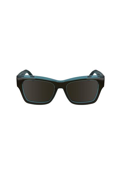 Calvin Klein Jeans Ckj 24609S 246 53 Unisex Square Transparent Blue Bone Sunglasses