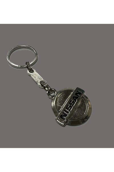 STİLİX GARAGE Breloc metalic pentru mașină cu logo NISSAN 1 BUC PRIMA CALITATE