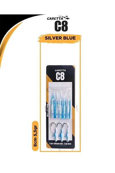 Caretta C8 8cm 5.5gr Lrf Silikon Yem