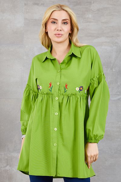 DPARİS Cămașă cu broderie florală