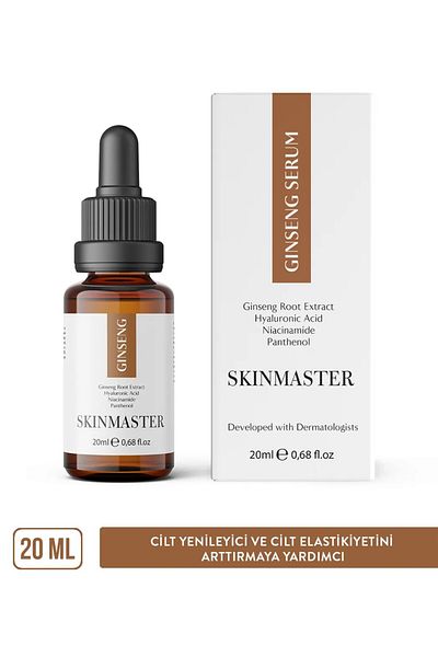 SkinMaster Ginseng Serum - 20 ml for Skin Renewal and Refreshment (2 Pcs)