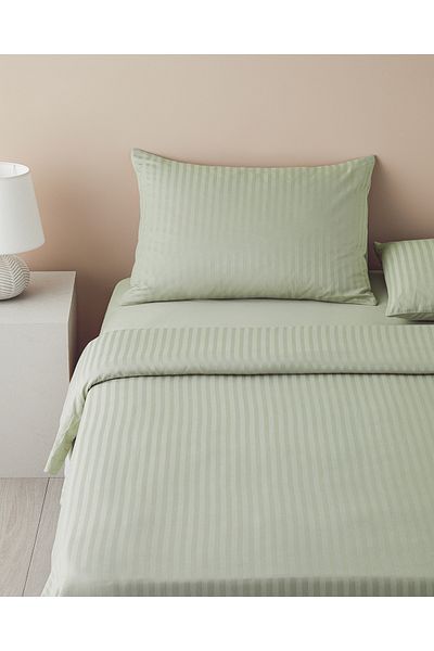 English Home Crystal Silky Twill Double Duvet Cover Set 200X220 cm Green